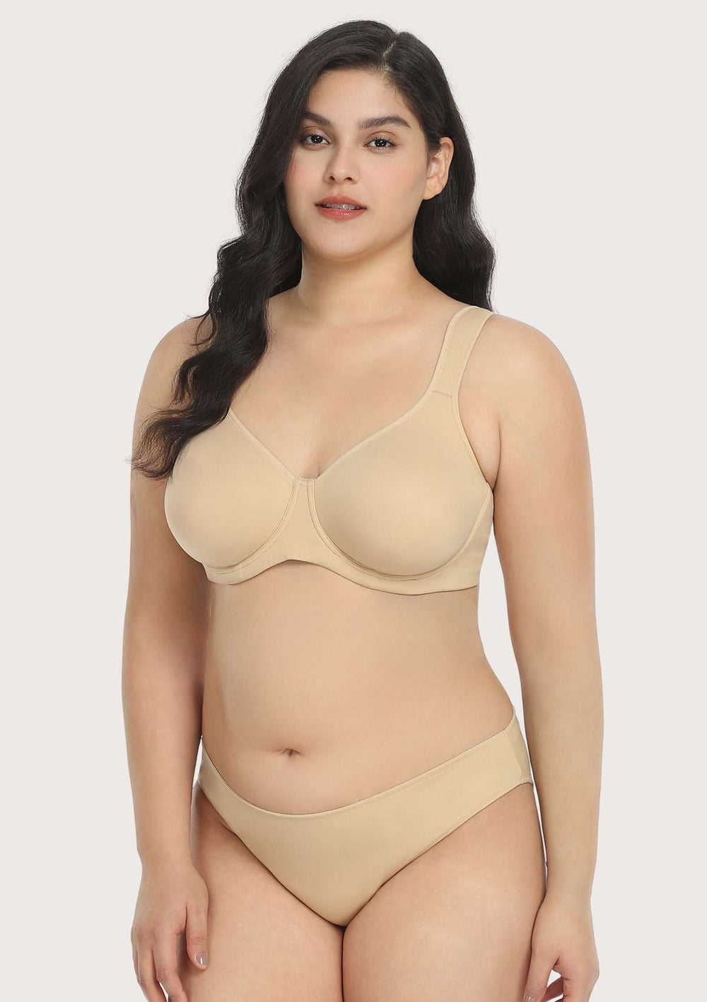 Van Heusen Intimates Bras, Women Non Padded High Stretch Cotton Minimizer  Bra - Wireless And Double Lined Cups for Women at Vanh