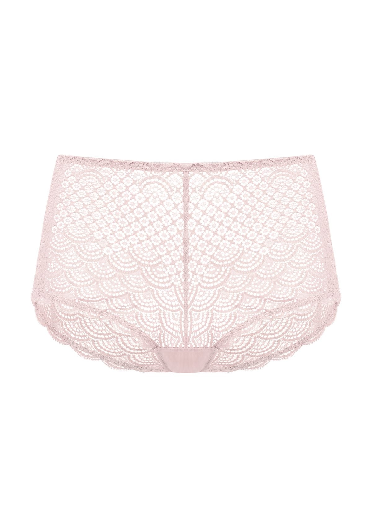 Mermaid Scales High Waist Lace Boyshort Panty