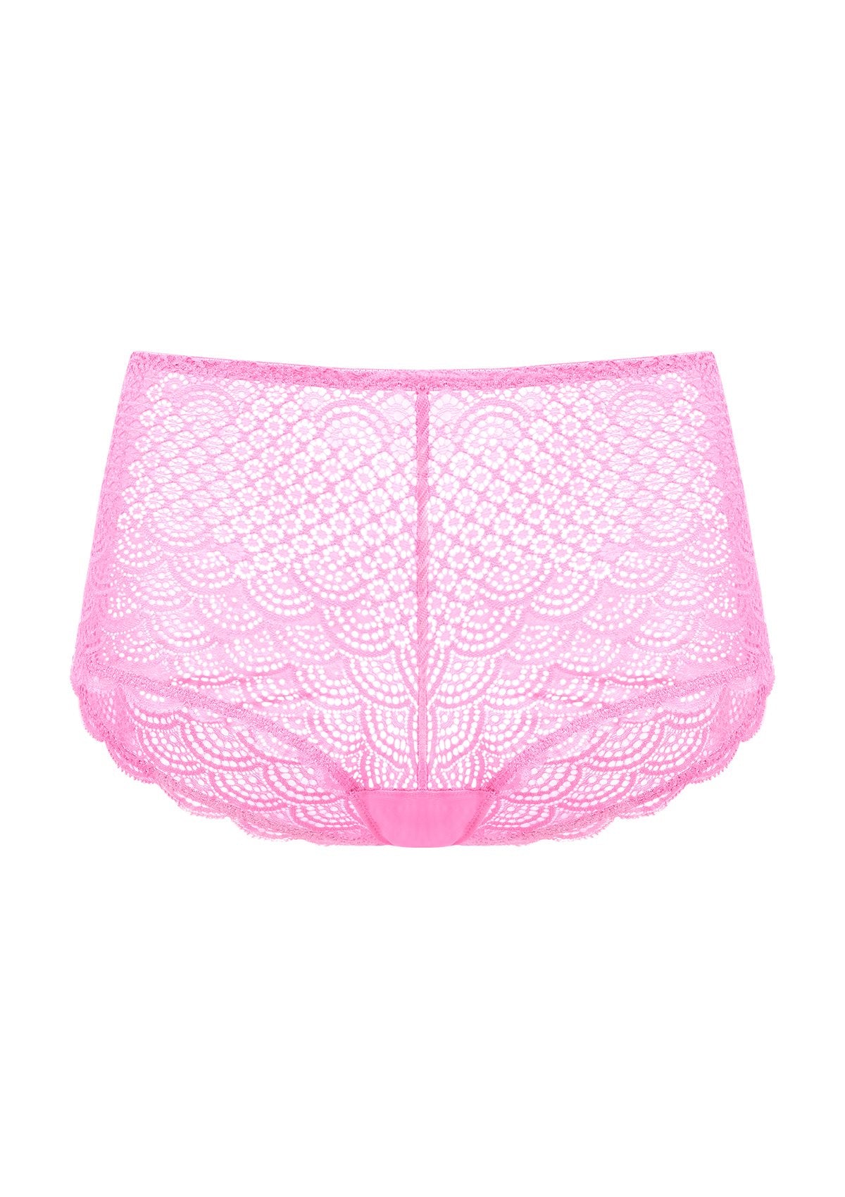 Mermaid Scales High Waist Lace Boyshort Panty