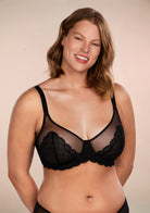 (Cardi B recommends)Mermaid Scales Lace Underwire Bra - HSIA