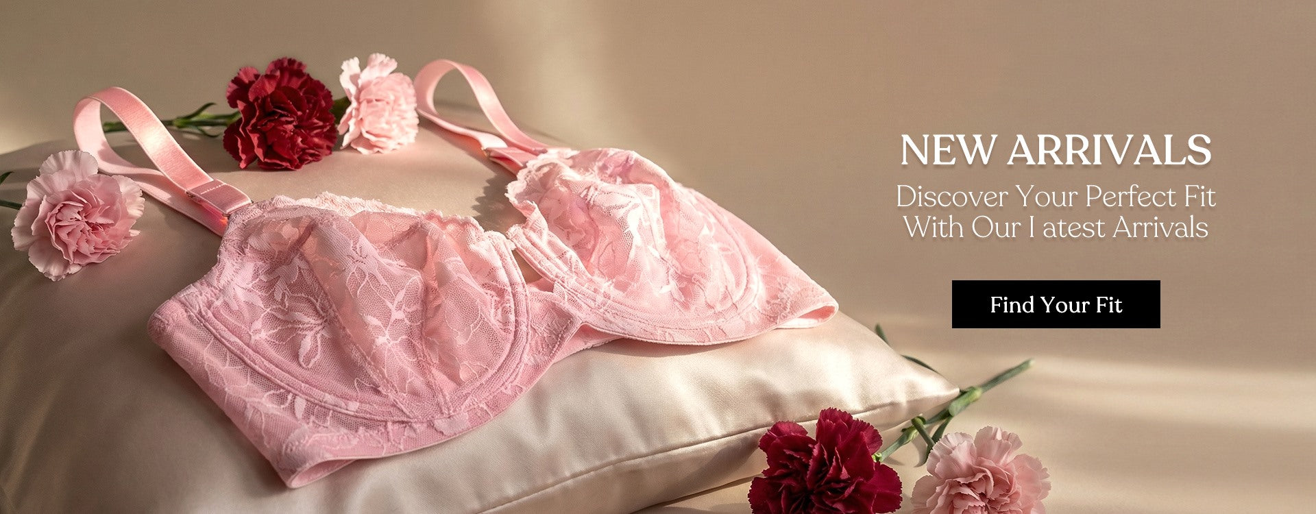 HSIA new arrivals banner: Discover your perfect fit with our latest arrivals. Find your fit.