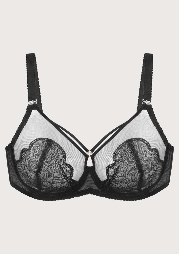 HSIA Pansy Lace Unlined Underwire Bra