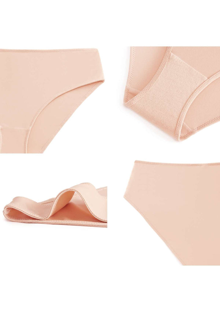 HSIA Patricia Smooth Classic Soft Light Pink Stretch High-rise Brief Underwear