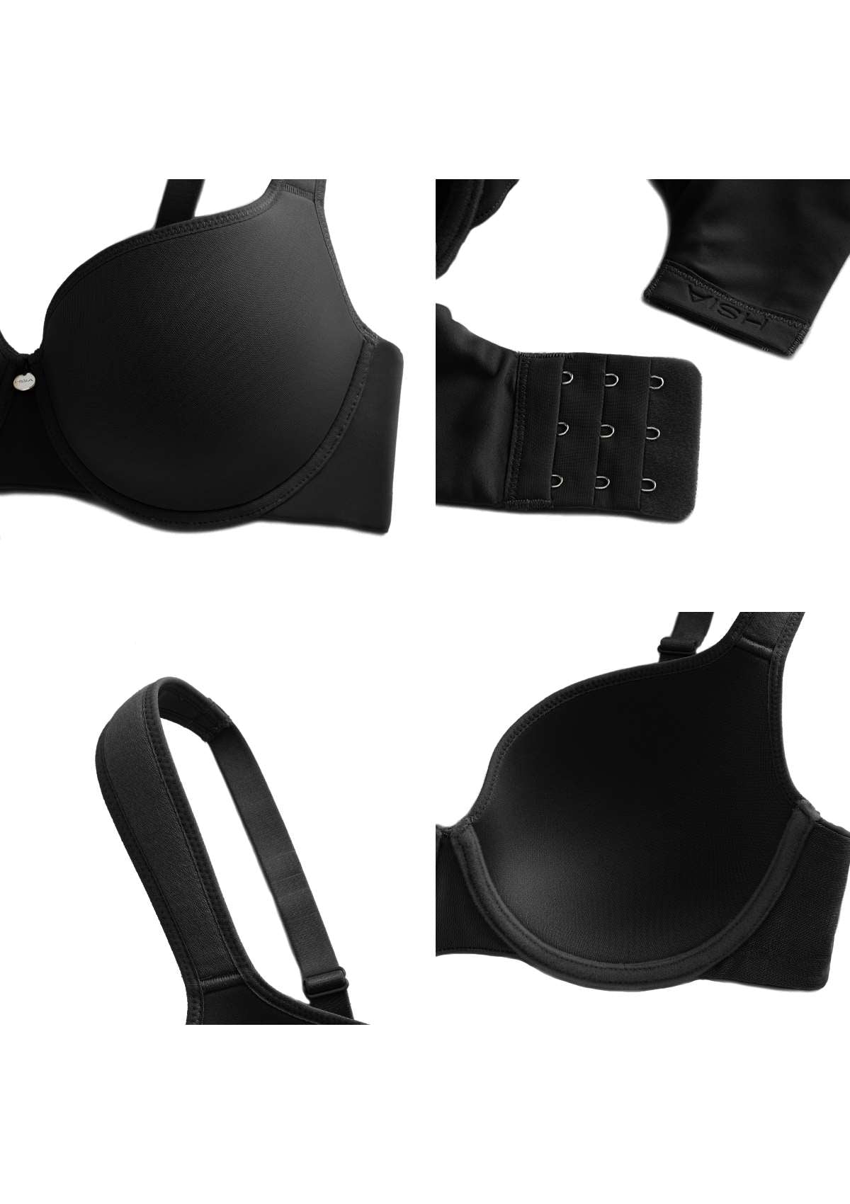 HSIA Patricia TShirt Lightly Padded Minimizing Bra and Panty Set