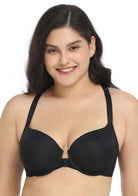 Serena Front-Close Lace-Back Black Underwire Bra - HSIA
