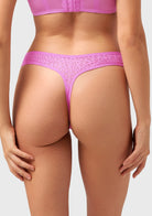 HSIA Vine Sexy Lace Mesh Thong Underwear - HSIA