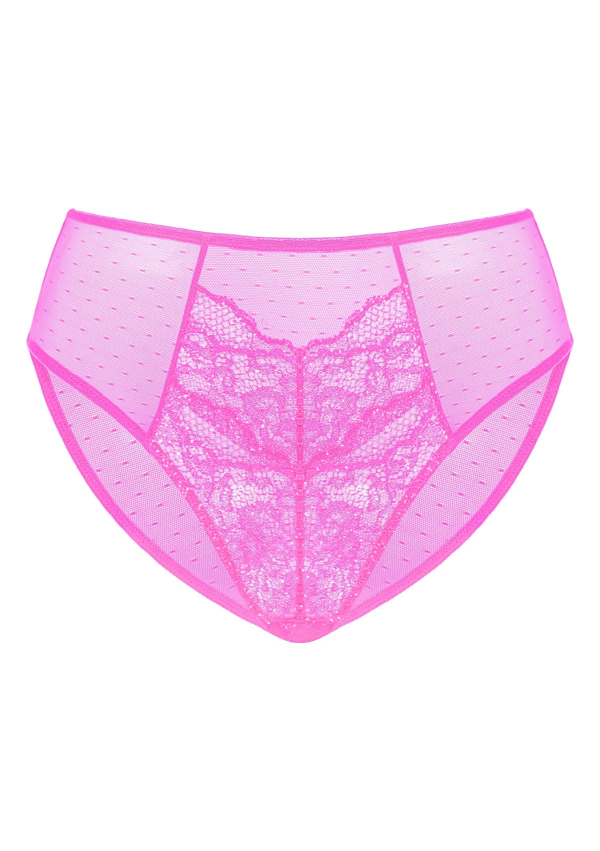 Enchante High-Rise Lace Brief Underwear