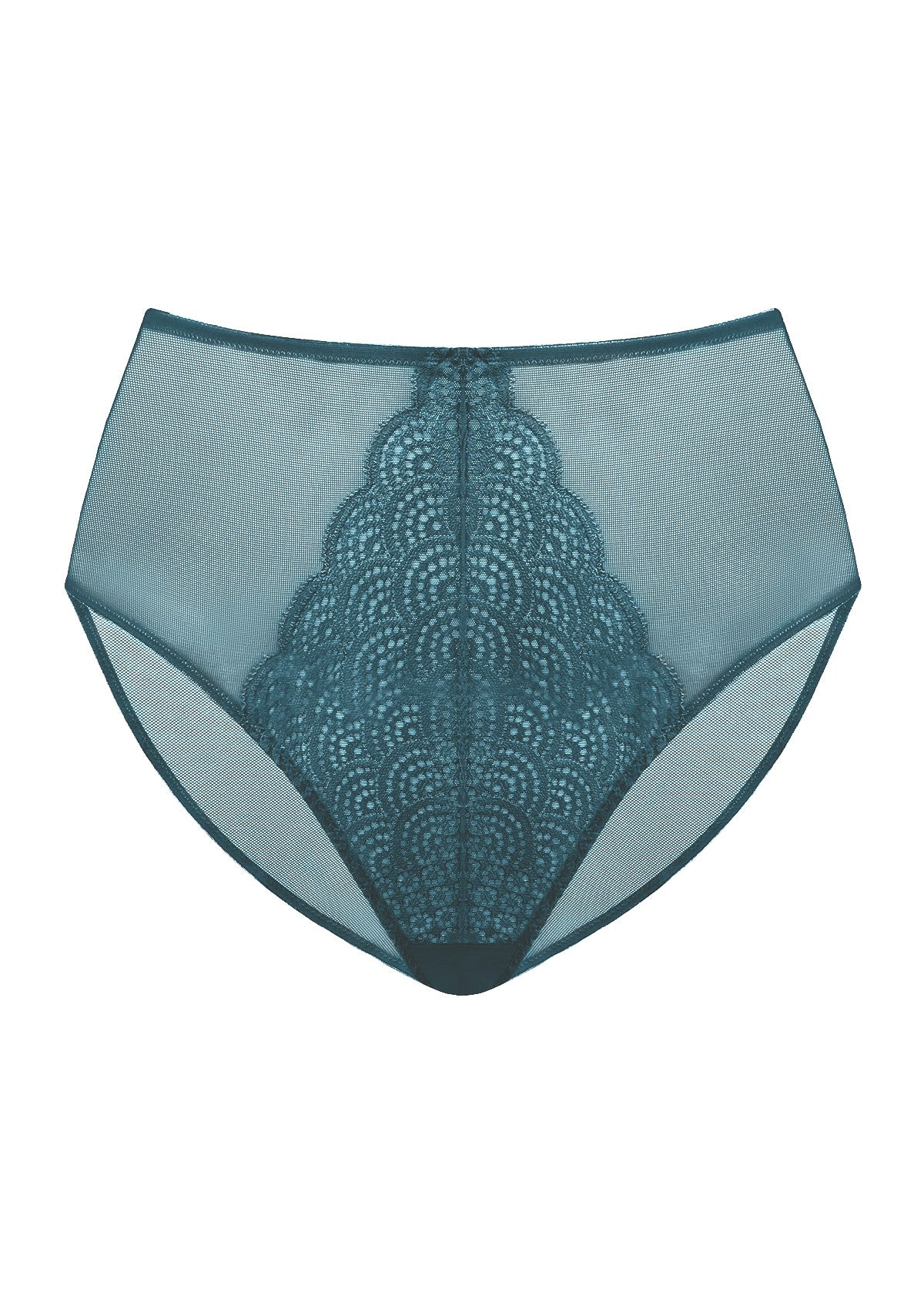 Mermaid High-Rise Lace Brief Underwear