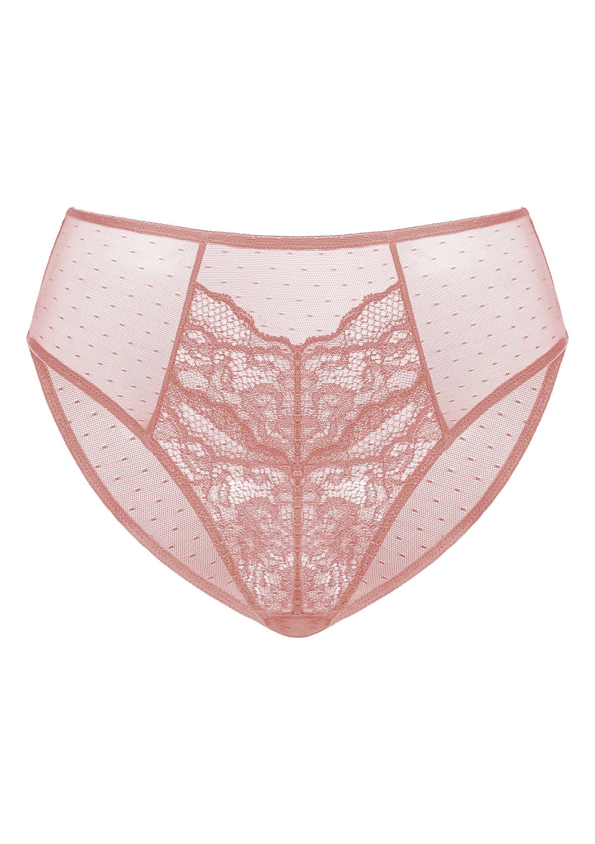 Enchante High-Rise Lace Brief Underwear