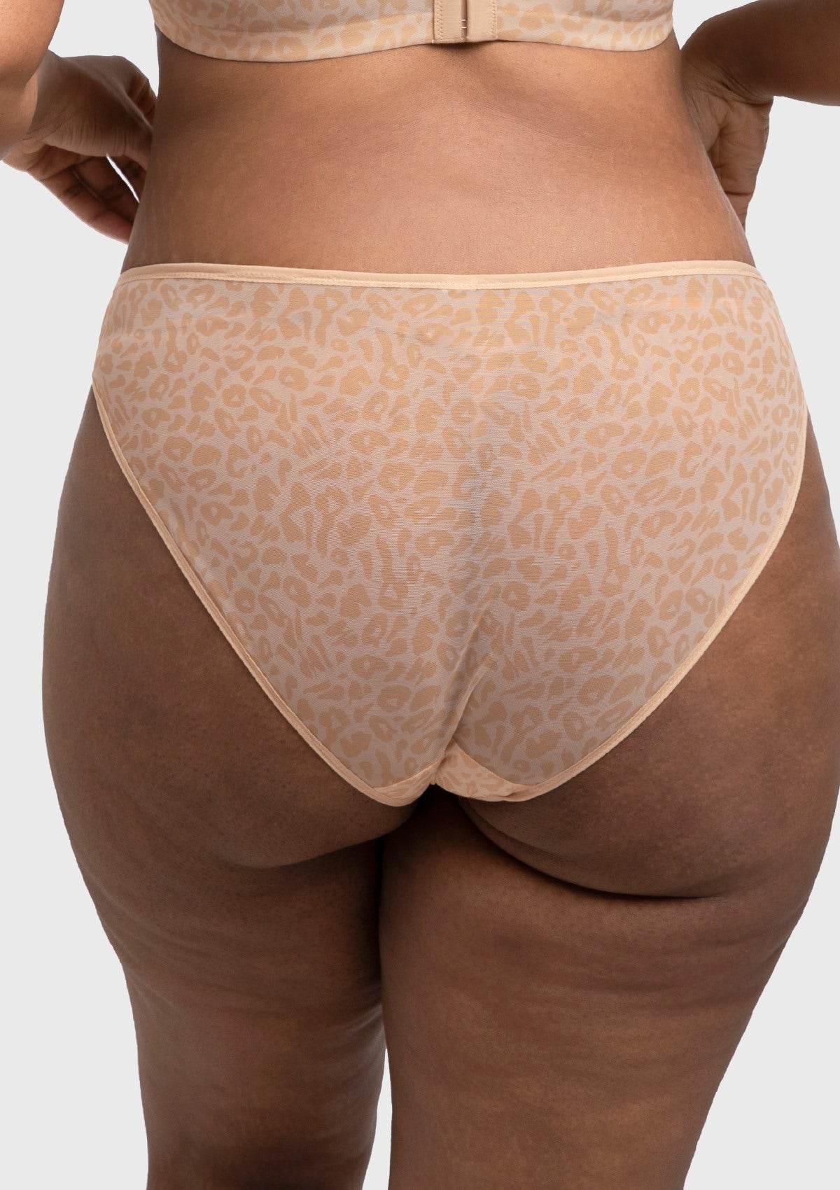 HSIA Leopard Wild High Stretch Briefs Soft Breathable Mesh Panty - HSIA