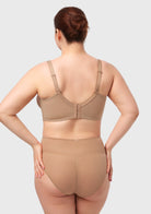 (Cardi B recommends)Mermaid Scales Lace Beige Brown Unlined Bra - HSIA