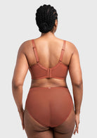 (Cardi B recommends)Mermaid Scales Lace Beige Brown Unlined Bra - HSIA