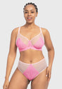 Mermaid Scales Lace Underwire Bra