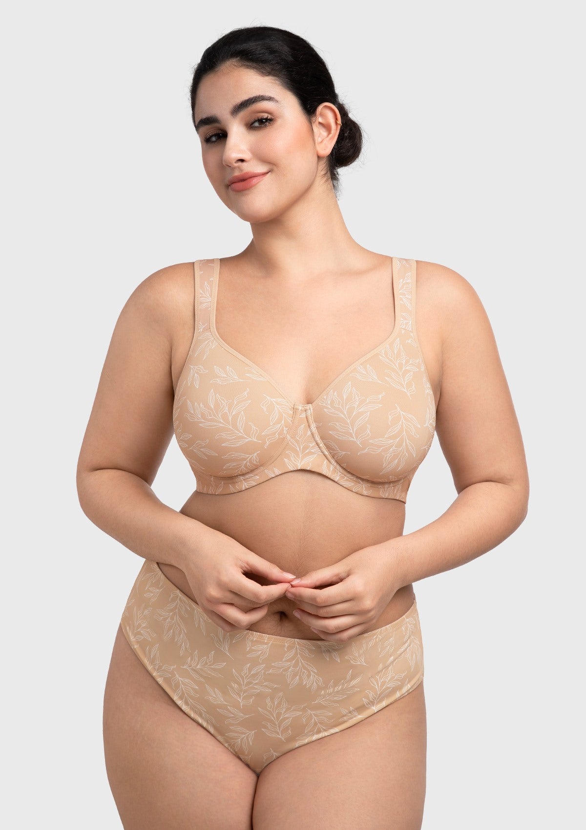 (Cardi B recommends)Joan Ultimate Soft T-shirt Unlined Minimizer Bra - HSIA