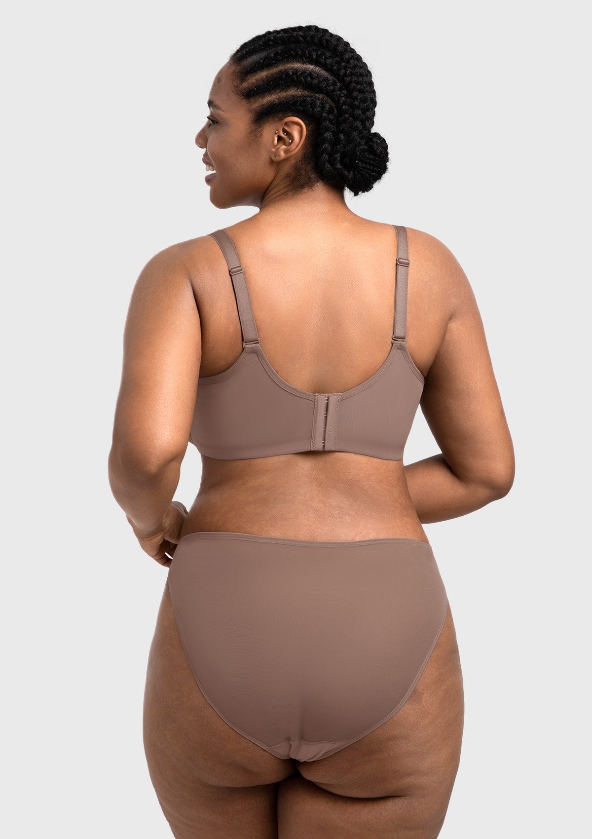 Seraphina Unlined Underwire Sheer Mesh Bra - HSIA