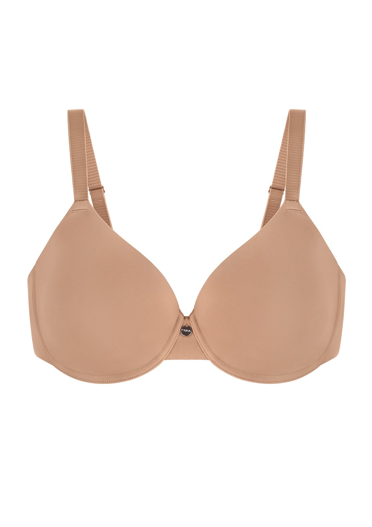 HSIA Miya SoftSense Comfort Lightly Lined T-shirt Back Smoothing Underwire Plus Size Bra Everyday Bra - HSIA