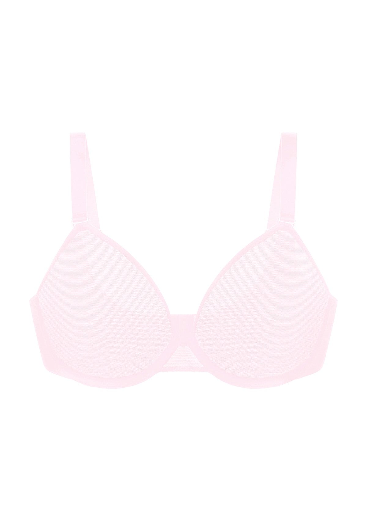 Seraphina Unlined Underwire Sheer Mesh Bra - HSIA
