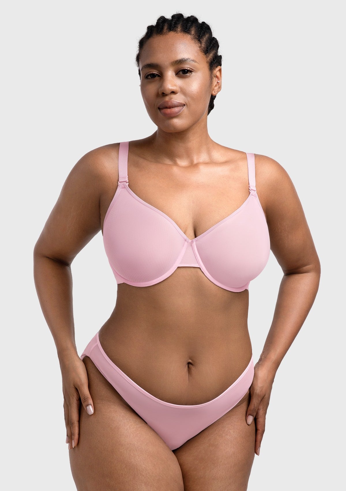 Seraphina Unlined Underwire Sheer Mesh Bra - HSIA