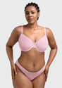 Seraphina Unlined Underwire Sheer Mesh Bra - HSIA