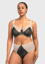 Mermaid Scales Lace Underwire Bra
