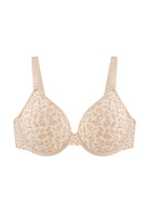 HSIA Leopard wild Unlined Plus Size Breathable Soft Mesh No Padding Underwire Bra - HSIA