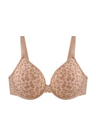 HSIA Leopard wild Unlined Plus Size Breathable Soft Mesh No Padding Underwire Bra - HSIA