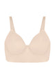 3D product shot of the HSIA light nude seamless minimizer T-shirt bra FBD0574