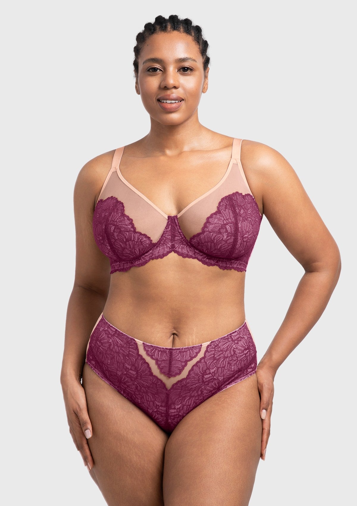 HSIA Blossom Black Unlined Lace Bra