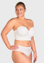 Seamless Cooling Longline Strapless Bra