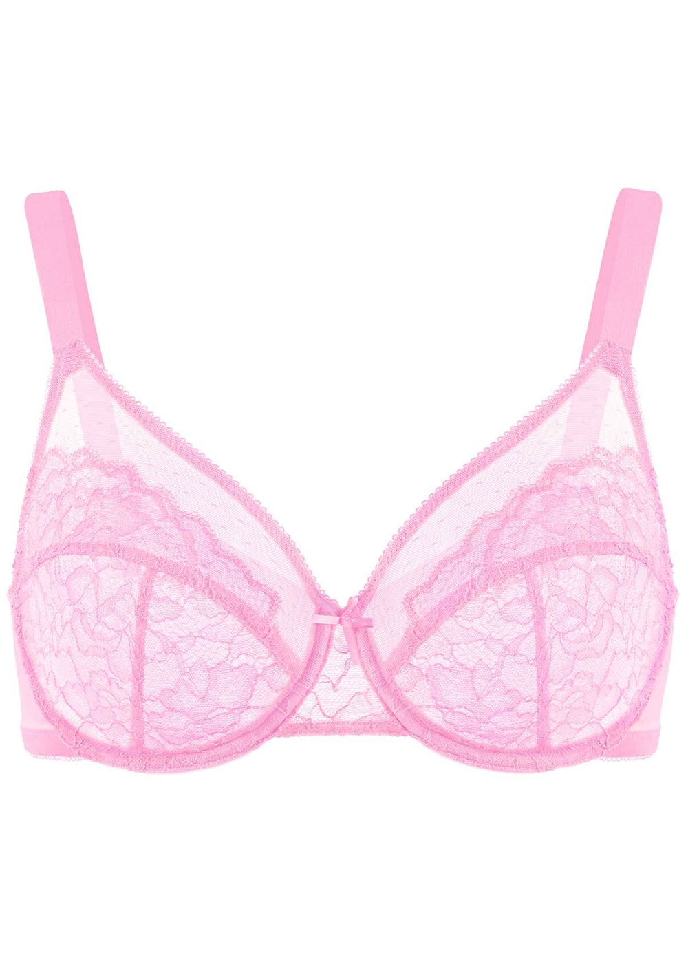 NEW Victoria's Secret PINK Hibiscus Lace Cage Back Bra Cutout Underwire  Sexy 32C