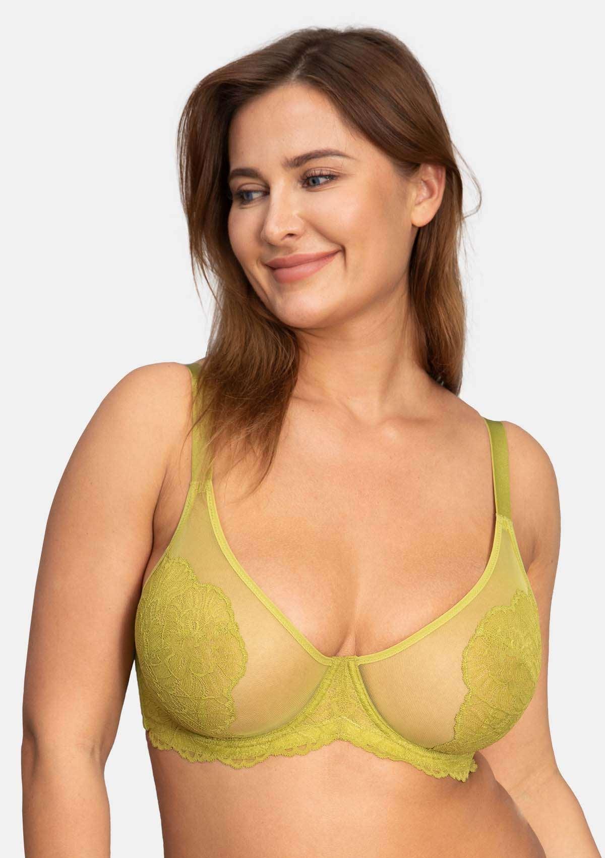 Blossom Unlined Underwire Lace Bra - HSIA