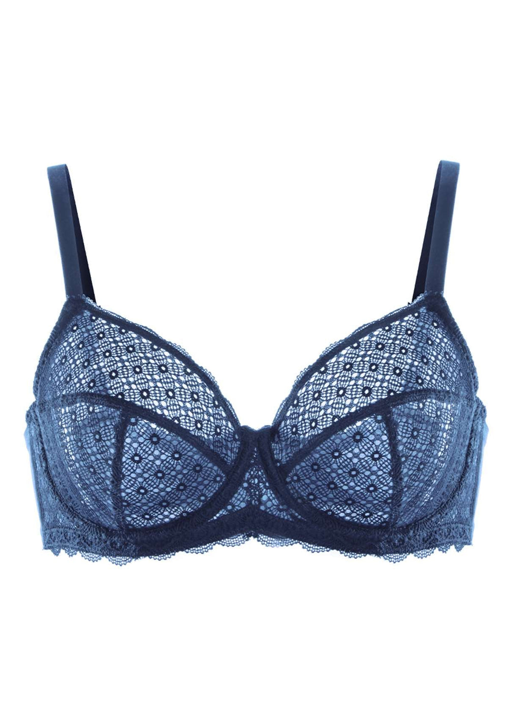 Lace Unlined Full Coverage Bra - CM