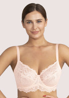 HSIA Purple Sunflower Underwire Lace Bra - HSIA