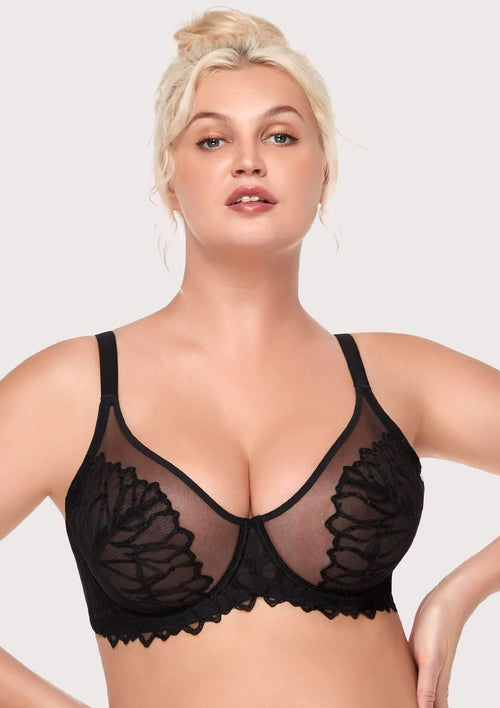Buy HSIA Minimizer Bra for Women Full Coverage Lace Plus Size