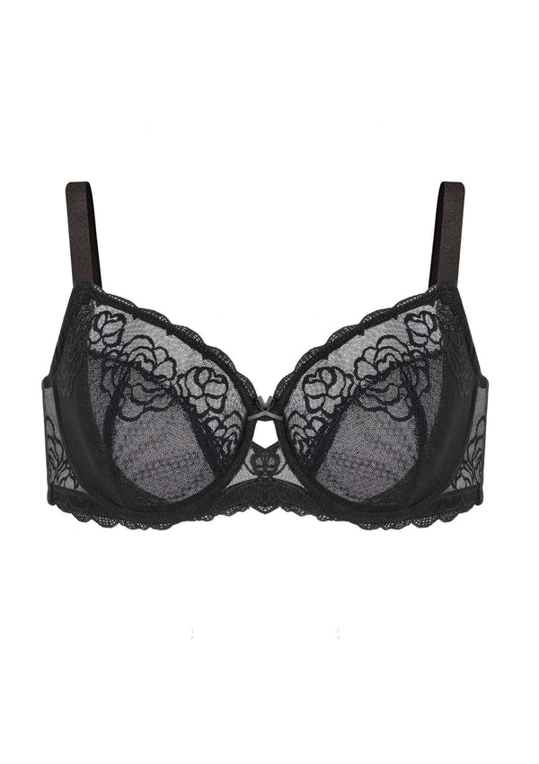 Victoria’s Secret size 34C bra in black & light cream 🌻