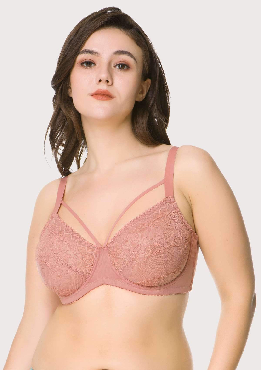 HSIA HSIA Sexy Unlined Strappy Bra 34C / Pink