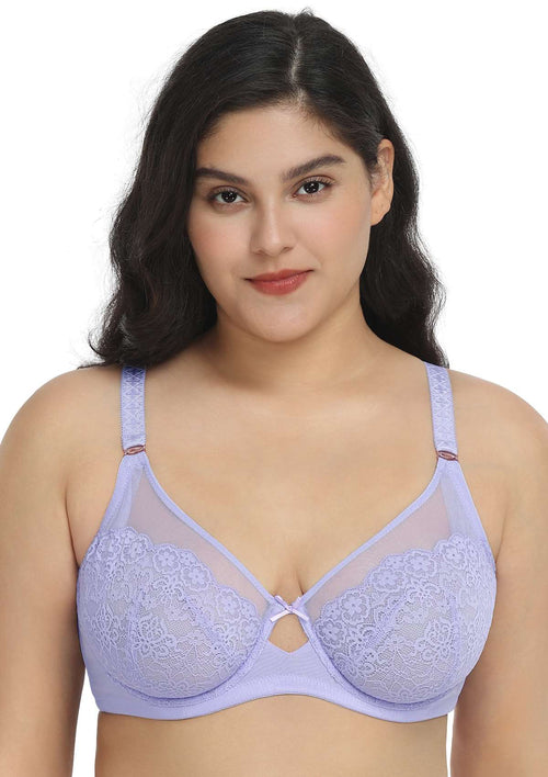 Amour Sheer Lace Unlined Bra