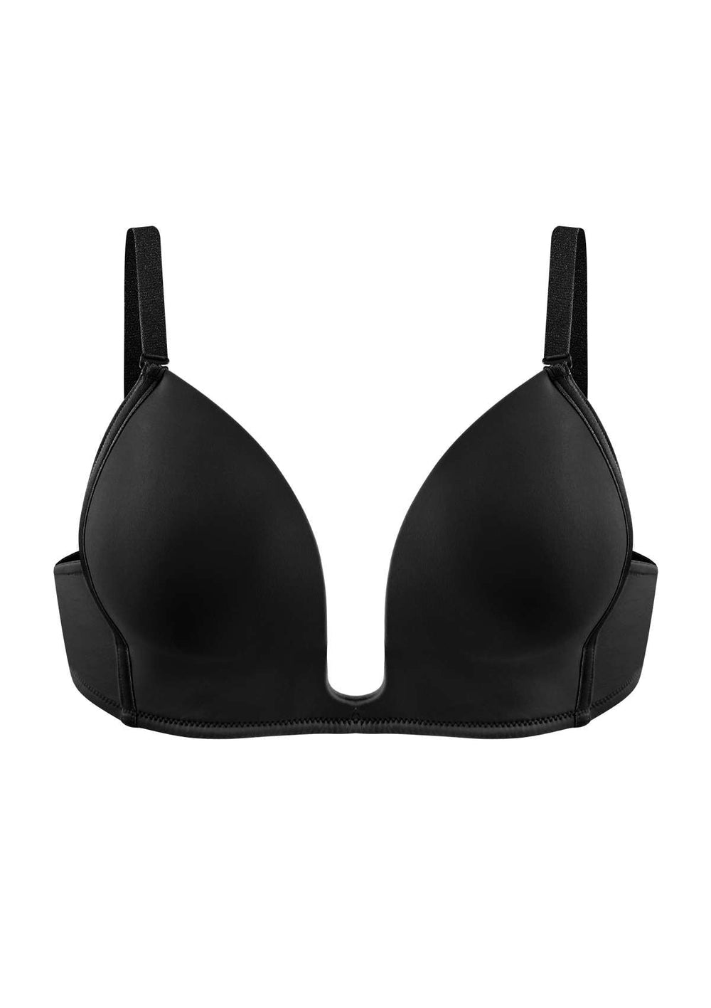 Japanese Style Deep V Push Up Strapless Underwire Bra And