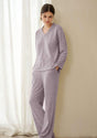 HSIA Knit Long Sleeve Pajama Set - HSIA