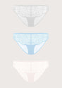 HSIA Blossom Lace Bikini Underwears 3 Pack - HSIA