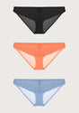 HSIA Leaf Flower Lace Bikini Panties 3 Pack - HSIA