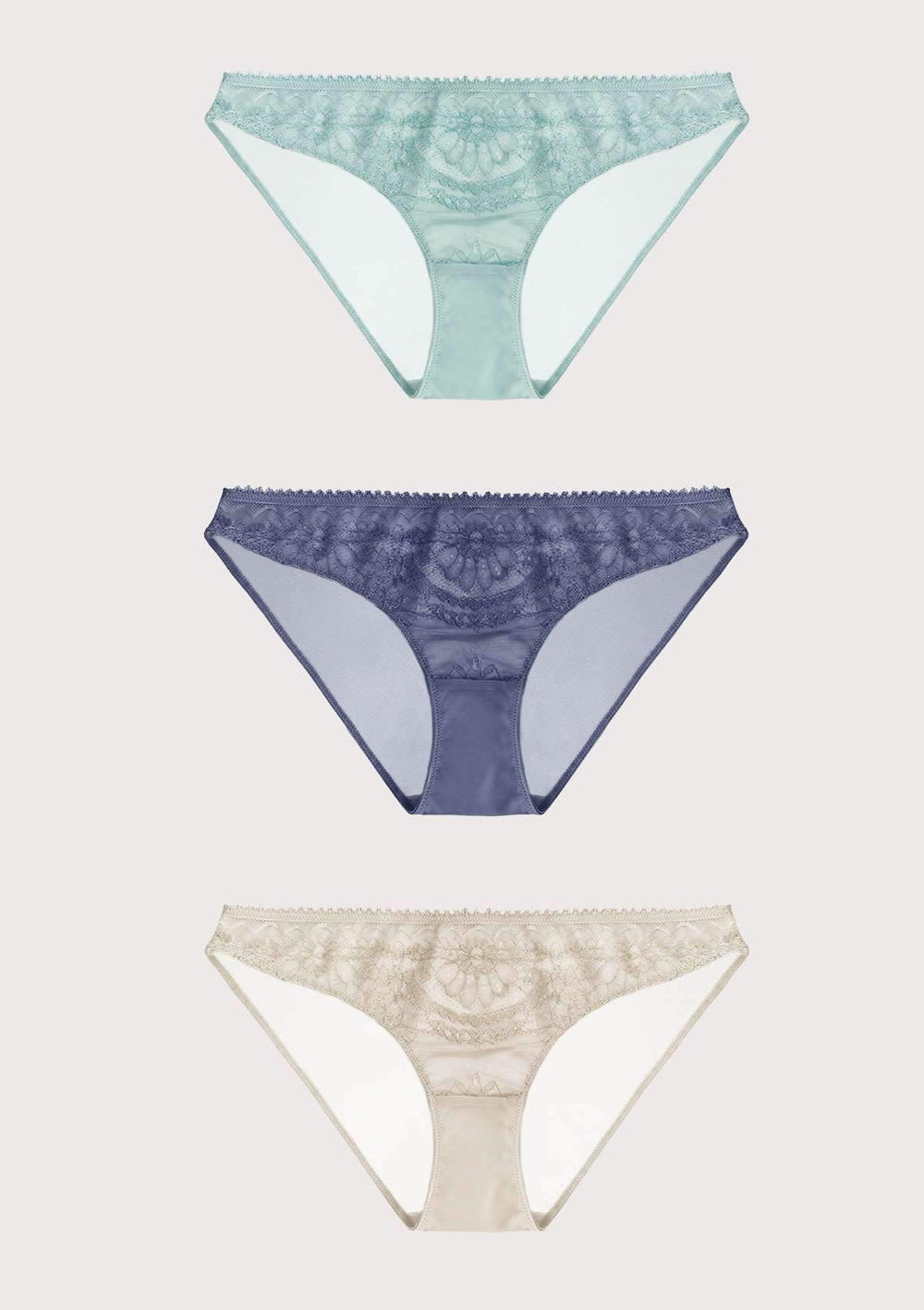 HSIA Beautifully-designed Breathable Bikini Panties 3 Pack