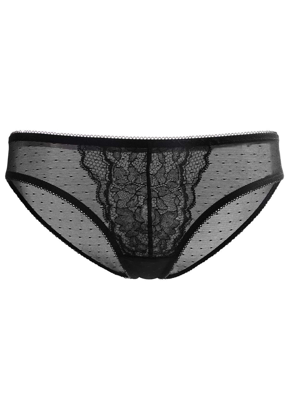 HSIA Mid-Rise Delicate Lace Sheer Underwear, Breathable and Comfortable