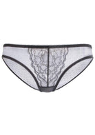 Enchante Lace Dark Gray Bikini Underwear - HSIA