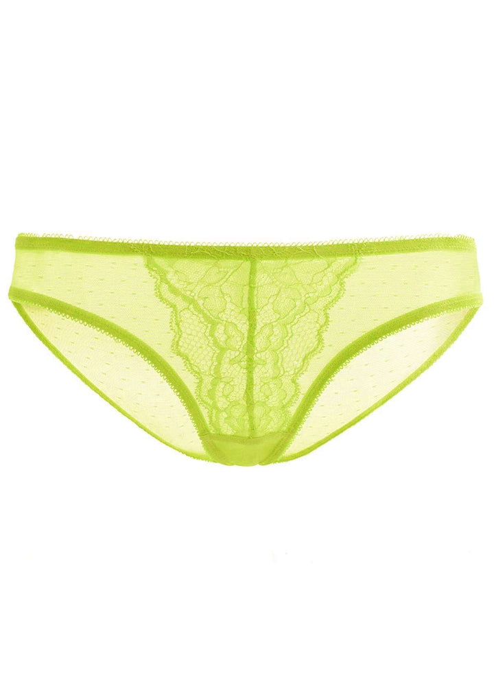 HSIA HSIA Petal Vine Lace Lime Green Hipster M / Lime Green