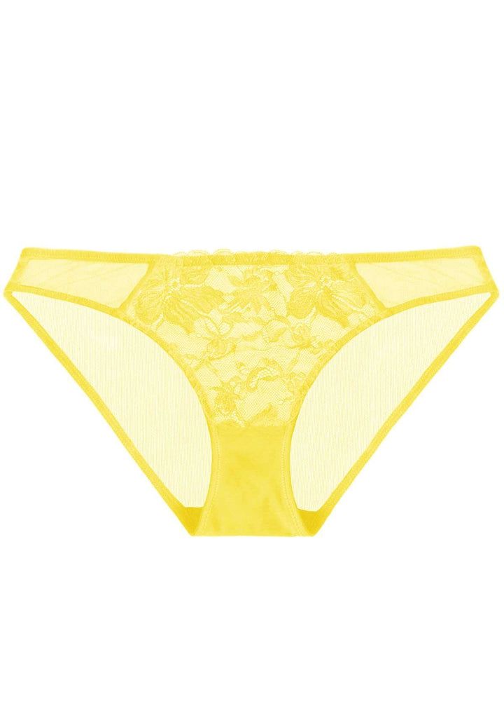 HSIA HSIA Breathable Sexy Lace Bright Yellow Bikini Underwear M / Bright Yellow