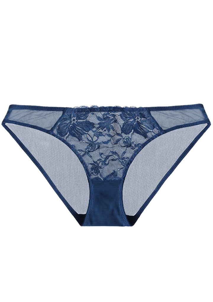 HSIA HSIA Breathable Sexy Lace Bikini Underwear S / Dark Blue