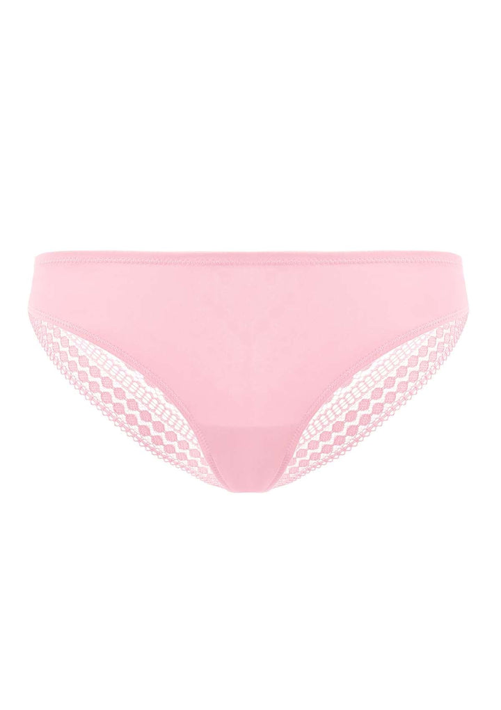 HSIA HSIA Polka Dot Super Soft Pink Lace Back Cheeky Underwear Pink / S