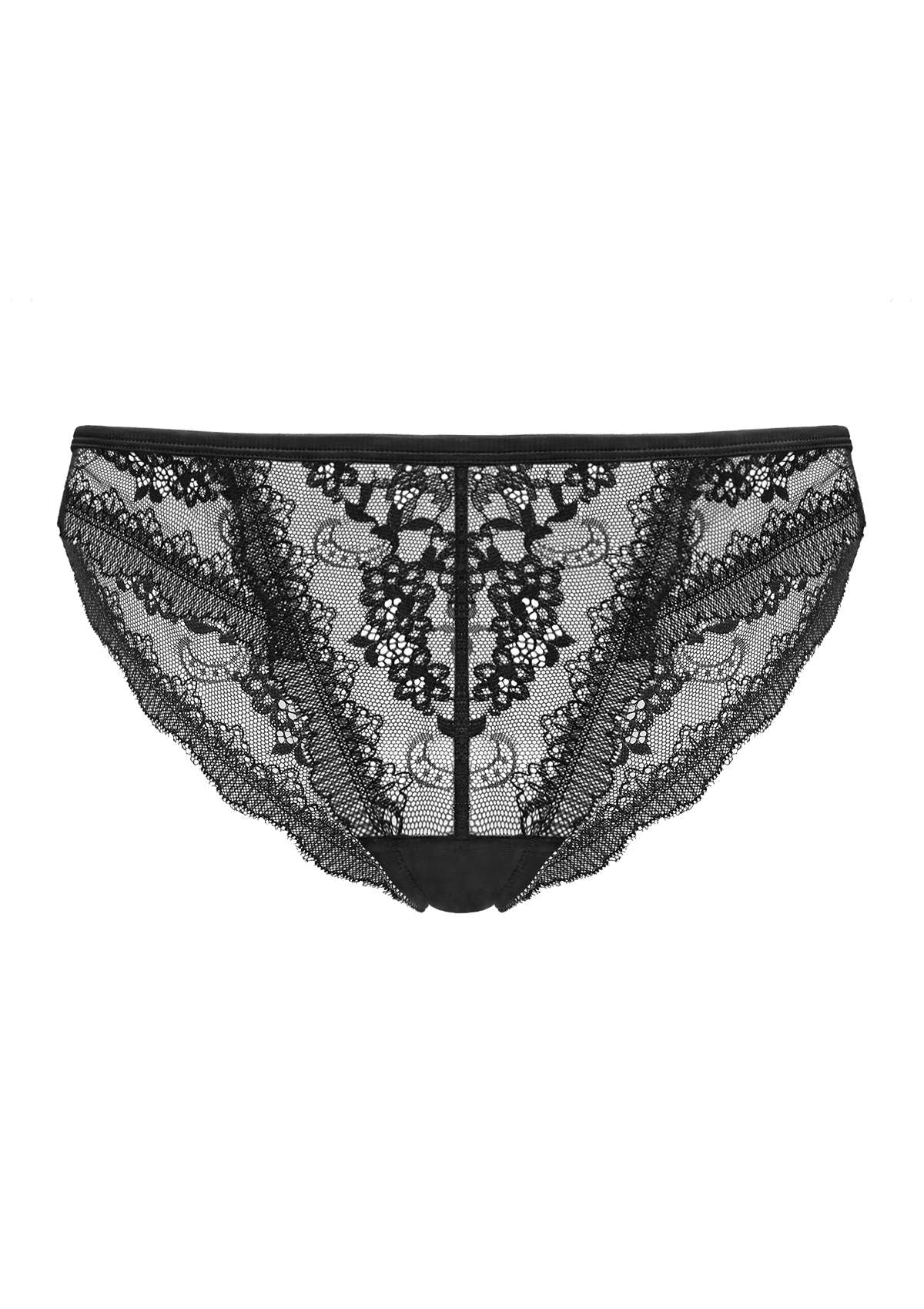 HSIA Floral Bridal Lace Back Bikini Underwear - HSIA