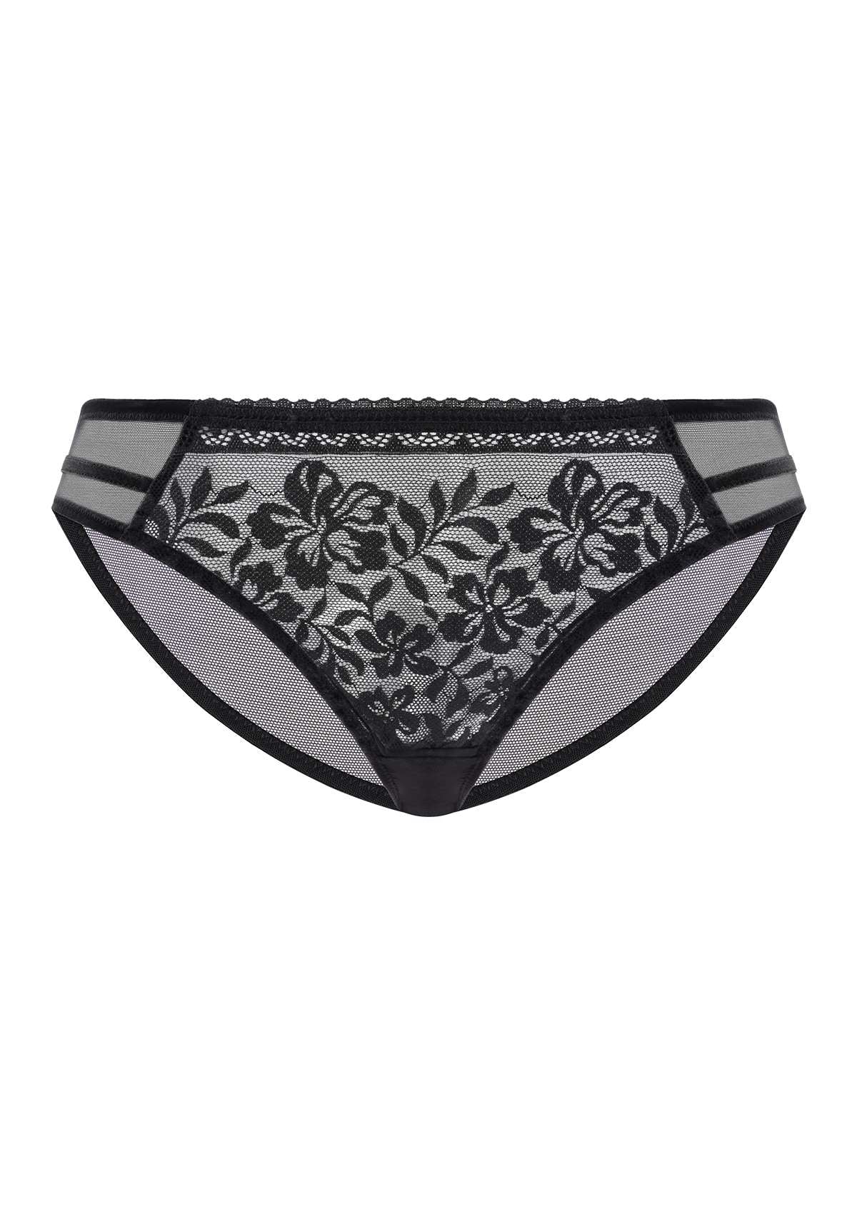 Gladioli Floral Lace Bikini Underwear - HSIA